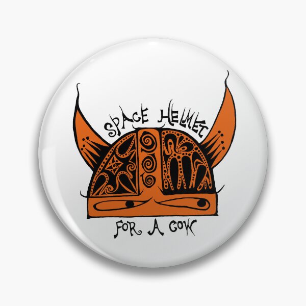 Item preview, An Orange Space Helmet for a Cow? designed and sold by rustmoon.