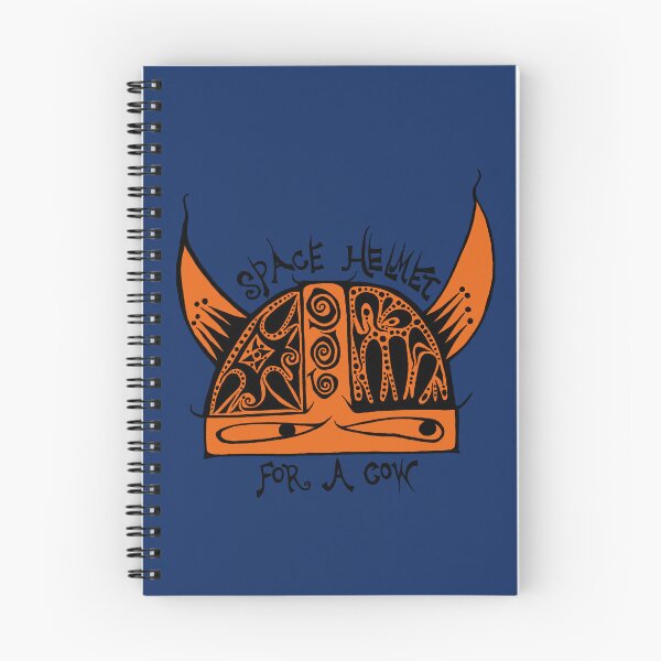 Item preview, An Orange Space Helmet for a Cow? designed and sold by rustmoon.