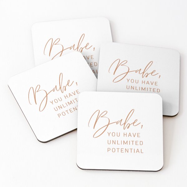 Item preview, Babe, you have unlimited potential designed and sold by successmom.