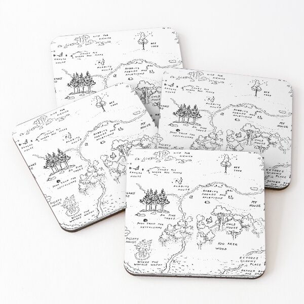Item preview, Map of the Hundred Acre Wood designed and sold by Amy Olsen.