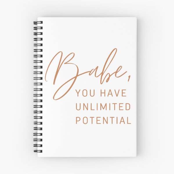 Item preview, Babe, you have unlimited potential designed and sold by successmom.