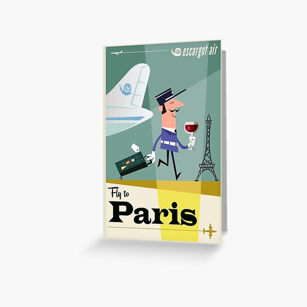 Item preview, Fly to ...Paris travel poster designed and sold by GAGodel.