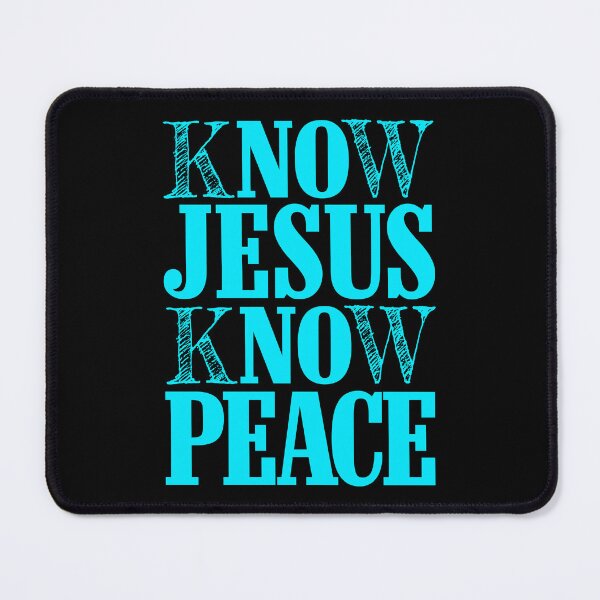 Item preview, Know Jesus Know Peace designed and sold by plushism.