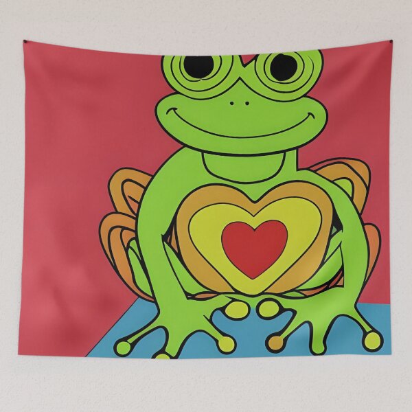 Item preview, Valentine Frog designed and sold by FamiliarPufferfish.