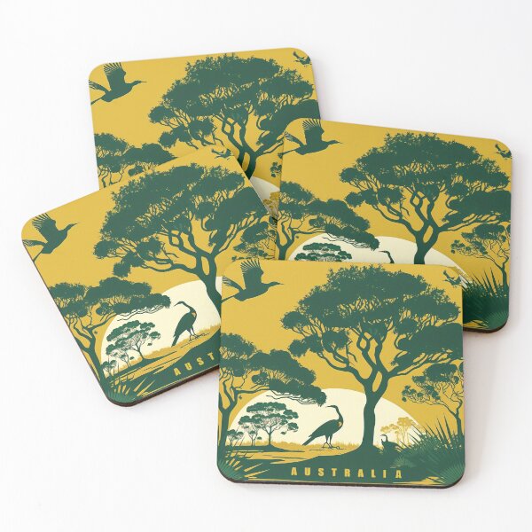 Item preview, Australian savannah landscape designed and sold by AreteSticker.