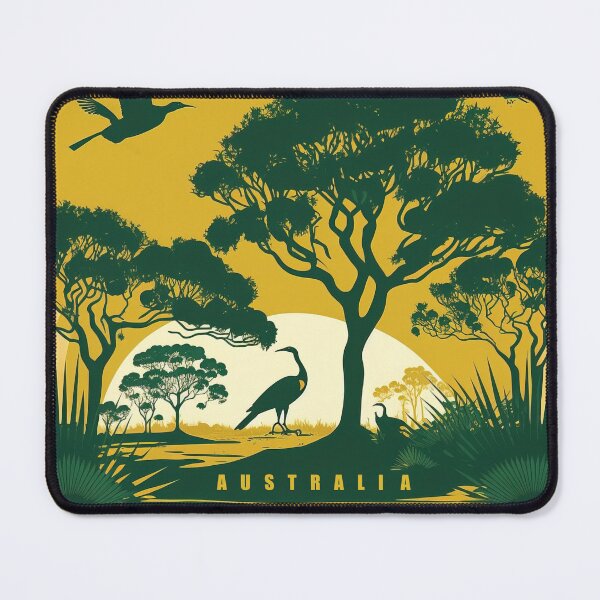 Item preview, Australian savannah landscape designed and sold by AreteSticker.