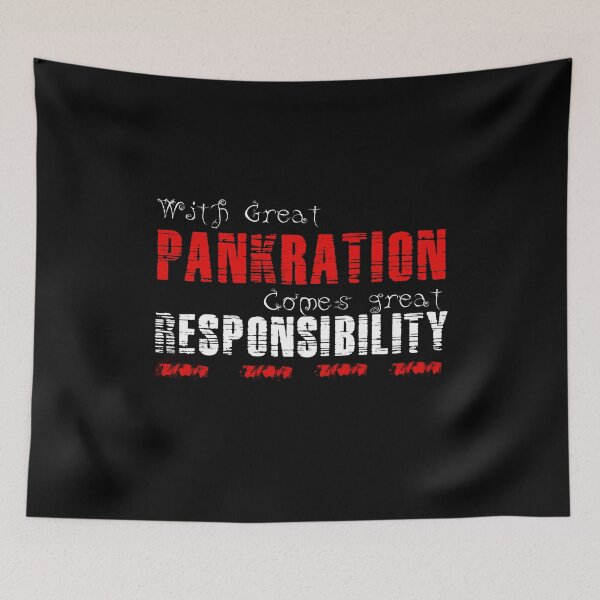 Item preview, With great Pankration comes great responsibility designed and sold by MartialArtsNerd.