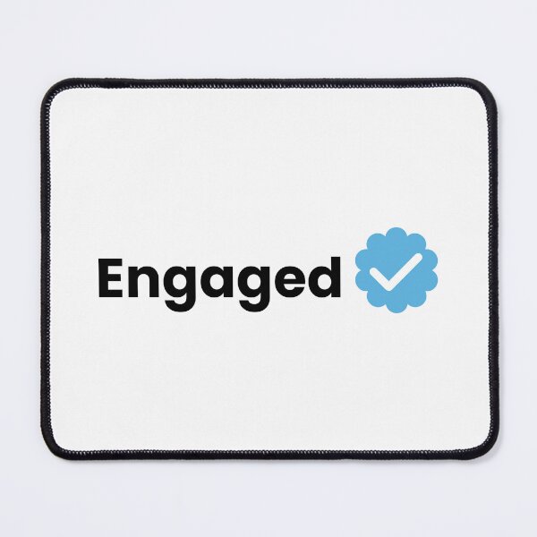Item preview, Engaged (black) designed and sold by Allyoudois.