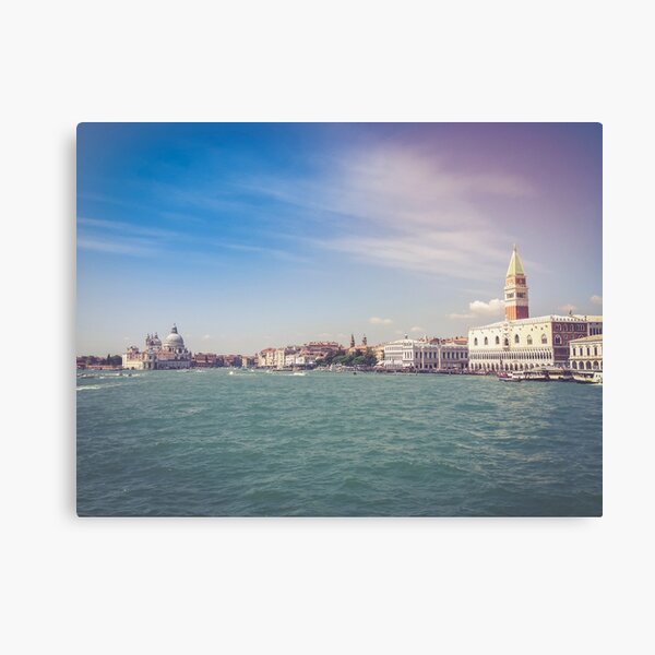 Anfahrt auf Venedig Leinwanddruck