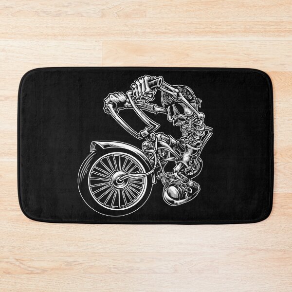 Item preview, low rider bicycle skull designed and sold by infinityind.