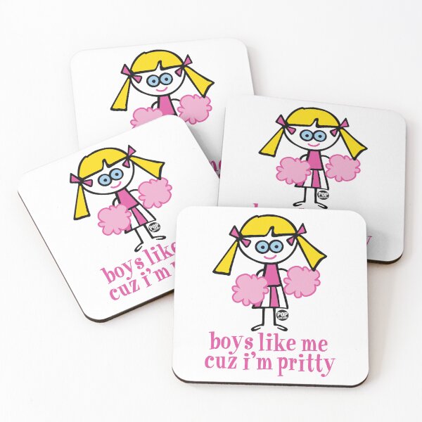 Item preview, Dum blonde - Boys like me cuz im pritty designed and sold by TODD GOLDMAN.