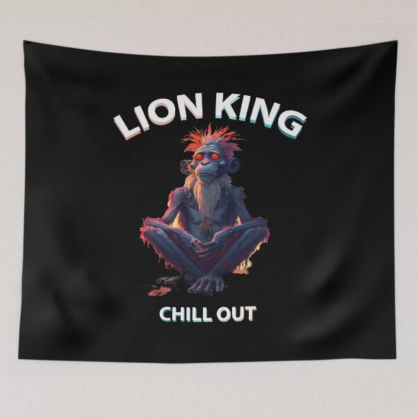 Item preview, Lion King 3 Meditation Chill Out Calm Down Graphic designed and sold by MERY-DESIGNS.