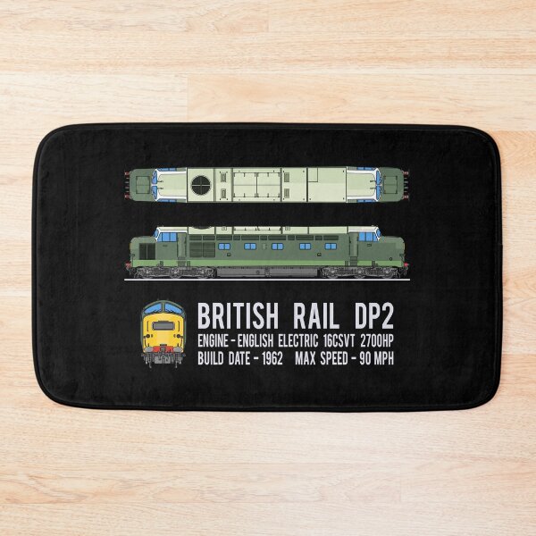 Item preview, British Rail DP2 Diesel Electric Locomotive Train Diagram Gift designed and sold by Maljonic.