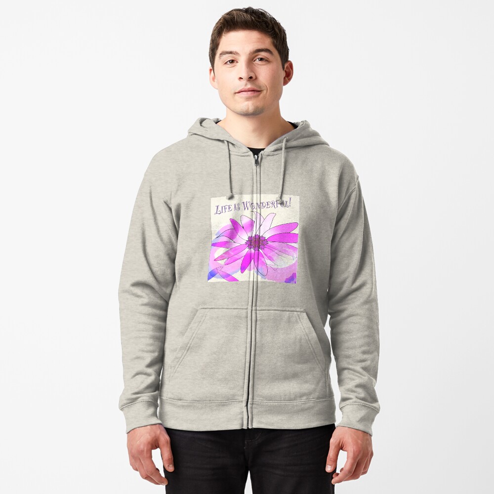 Item preview, Zipped Hoodie designed and sold by Taimei.