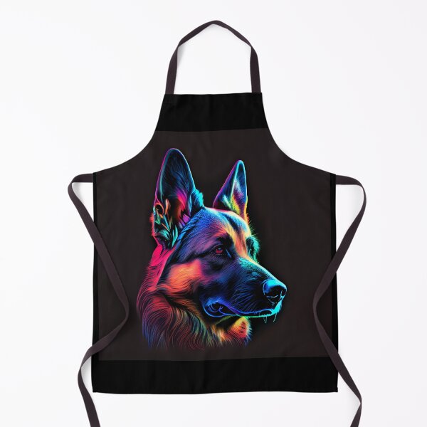 Artikelvorschau, Neon German Shepherd entworfen und verkauft von PipikaArt.