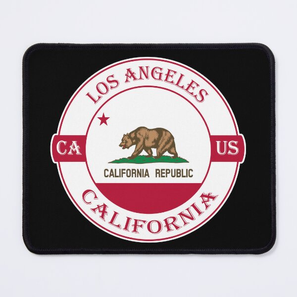 Item preview, Los Angeles California Flag USA Seal Stamp Badge Travel Souvenir designed and sold by TeeHome.