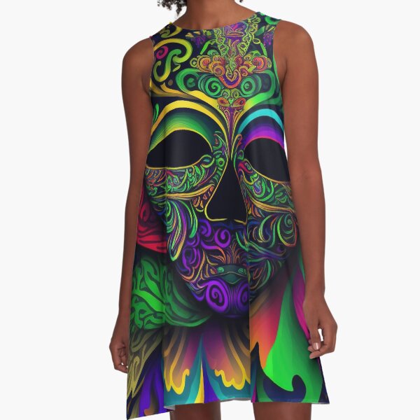 Item preview, Mardi Gras Dress, Mardi Gras 2023 designed and sold by Rich Summers Art.