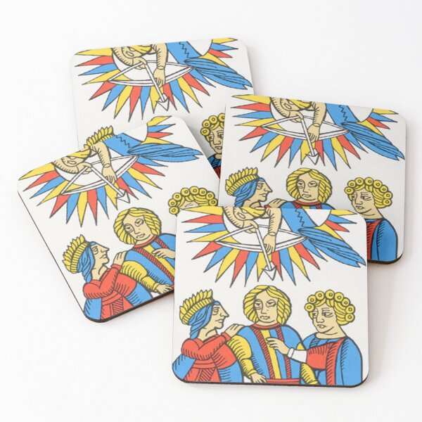 Item preview, The Lovers - Marseilles Tarot Deck designed and sold by taroteca.