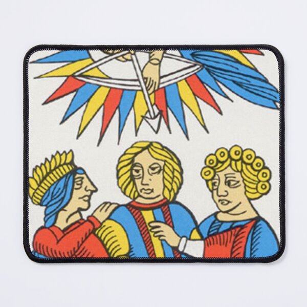 Item preview, The Lovers - Marseilles Tarot Deck designed and sold by taroteca.