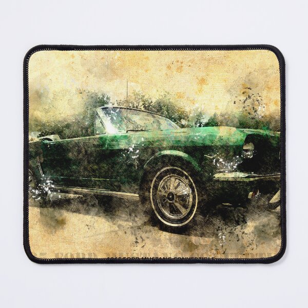 Item preview, 1965 Ford Mustang Convertible artwork by drawspots designed and sold by drawspots.