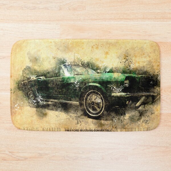 Item preview, 1965 Ford Mustang Convertible artwork by drawspots designed and sold by drawspots.