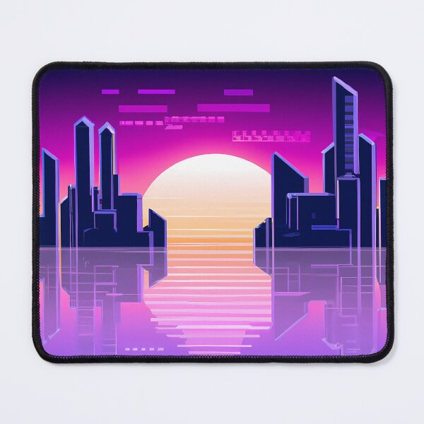 Item preview, Synthwave City Skyline designed and sold by novius.