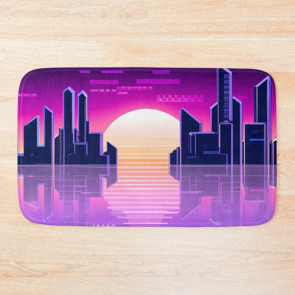 Item preview, Synthwave City Skyline designed and sold by novius.