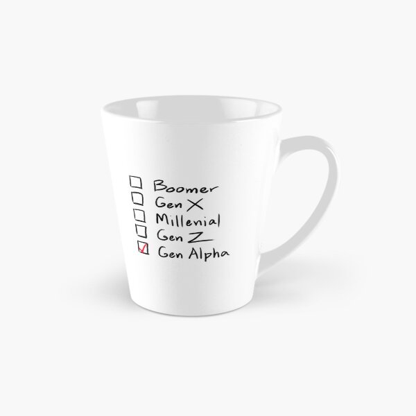 Item preview, Which Generation Are You?  For Gen Alpha, Black Text designed and sold by markeralchemy.
