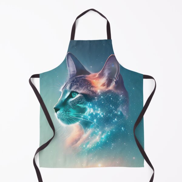 Item preview, Galaxy Cat Double Exposure - Modern Digital Art designed and sold by Ai-michiart.