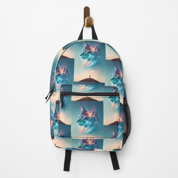 Item preview, Galaxy Cat Double Exposure - Modern Digital Art designed and sold by Ai-michiart.