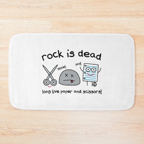 Item preview, Rock is dead long live paper and scissors designed and sold by TODD GOLDMAN.