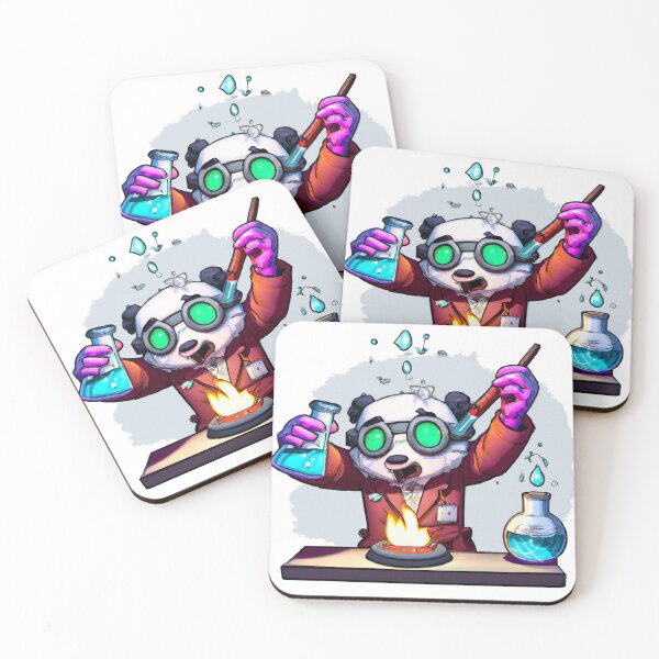 Item preview, Panda Mad Scientist: The Glowing Chemical Mixture designed and sold by Melcu.