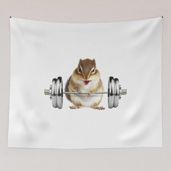 Item preview, hamster deadlift designed and sold by The Enthousiaste.