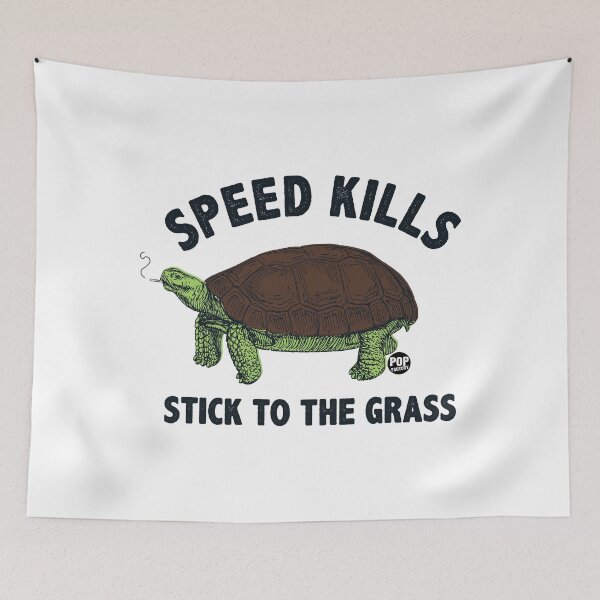 Item preview, Speed kills stick to the grass designed and sold by TODD GOLDMAN.