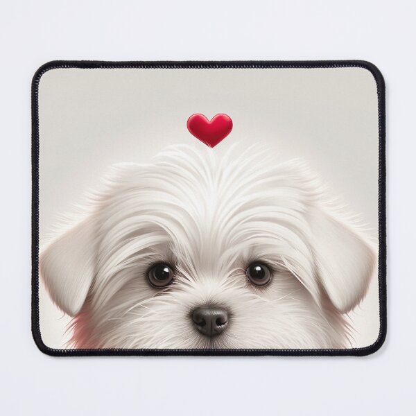 Item preview, Maltese dog Valentines designed and sold by DigitalRiggs.