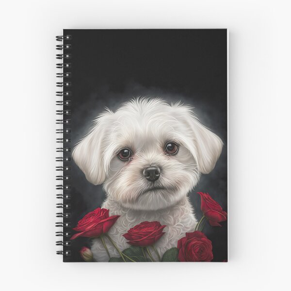 Artikelvorschau, Maltese dog Valentines entworfen und verkauft von DigitalRiggs.