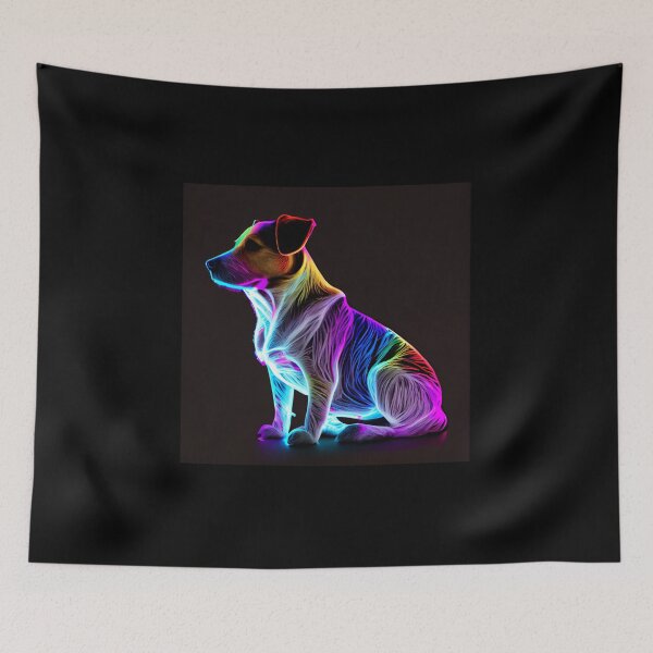 Item preview, Neon Jack Russel Terrier designed and sold by PipikaArt.
