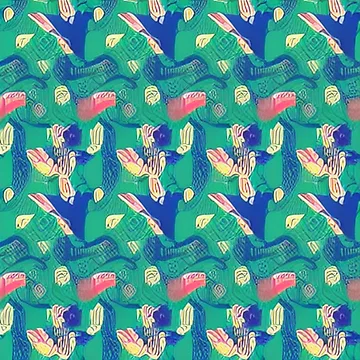 Artwork thumbnail, Some odd shapes - pattern by SomePatterns