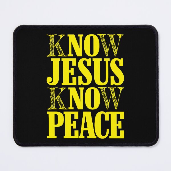 Item preview, Know Jesus Know Peace designed and sold by plushism.
