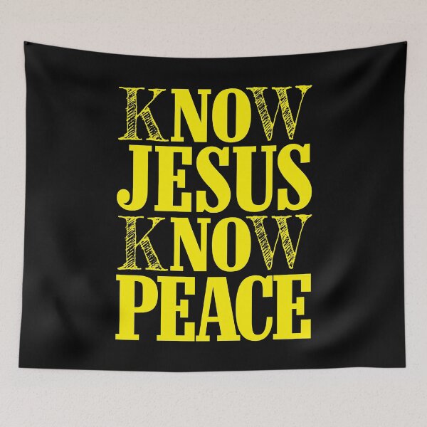 Item preview, Know Jesus Know Peace designed and sold by plushism.