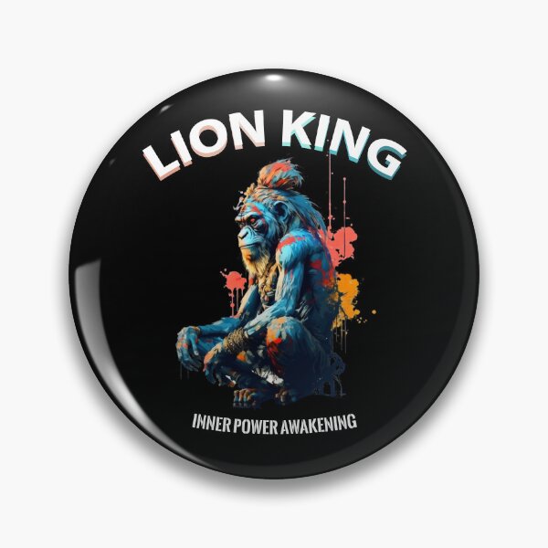 Item preview, Lion King Inner Power Awakening Meditation Graphic designed and sold by MERY-DESIGNS.