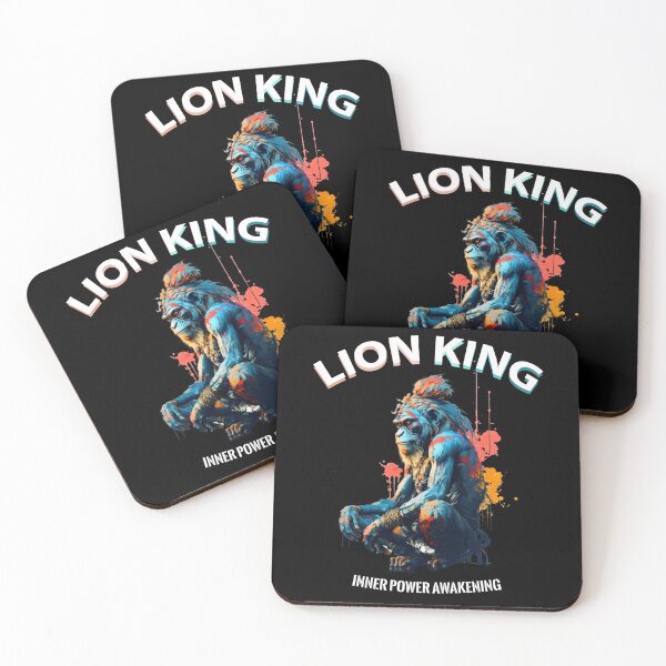 Item preview, Lion King Inner Power Awakening Meditation Graphic designed and sold by MERY-DESIGNS.