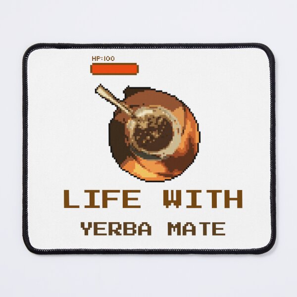 Item preview, Life With Yerba Mate Tea Pixel Art Product designed and sold by yerbmatea.
