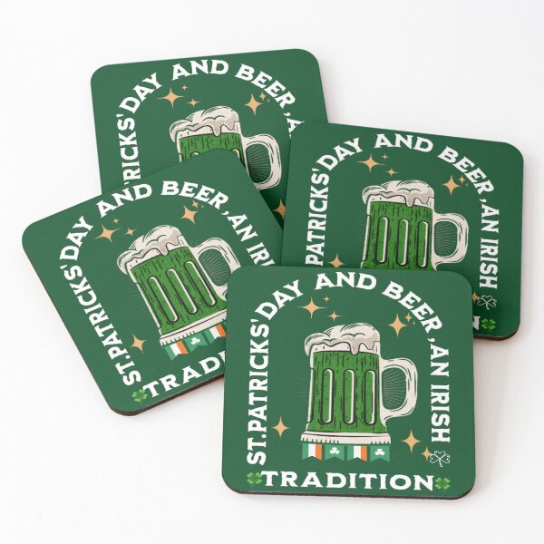 Aperçu de l'œuvre St Patrick's Day And Beer , An Irish Tradition créée et vendue par OMG Outfits .