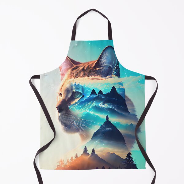Item preview, Galaxy Cat Double Exposure - Modern Digital Art designed and sold by Ai-michiart.