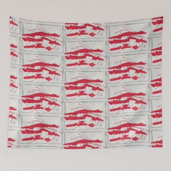 Item preview, abstract red&white designed and sold by walterfest.