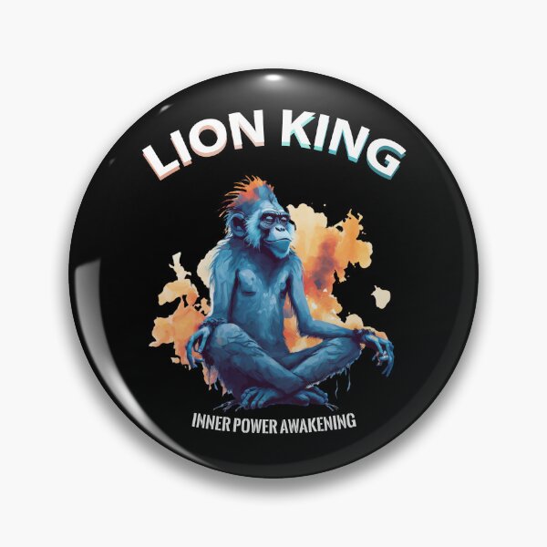 Item preview, Lion King 4 Inner Power Awakening Meditation Graphic designed and sold by MERY-DESIGNS.