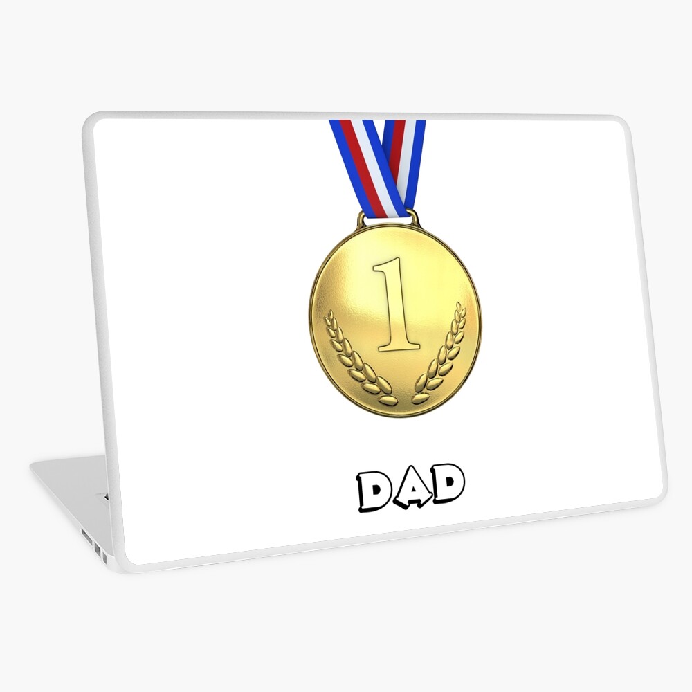 Gold Medal Number 1 Dad Ipad Case Skin By S S Graphics Redbubble