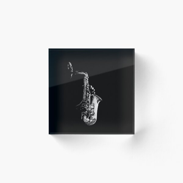 Item preview, SAXOFONO, SAXO Y SAXOFONISTA EN NEGRO designed and sold by Danicus666.