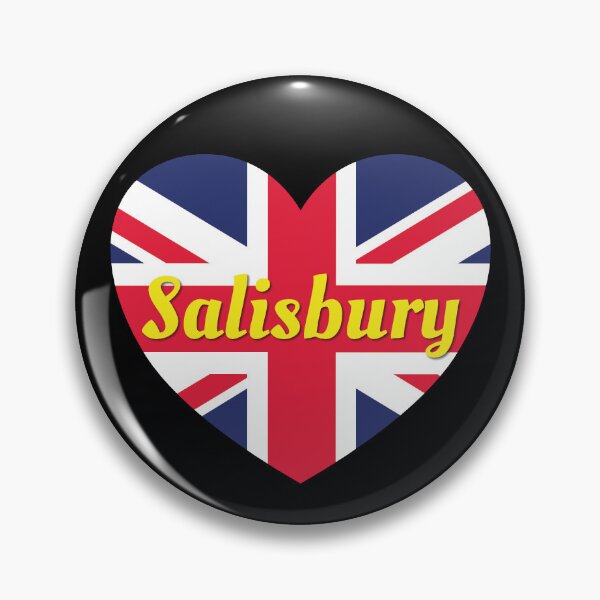 Item preview, Salisbury England UK British Union Flag Heart - Salisbury designed and sold by DPattonPD.